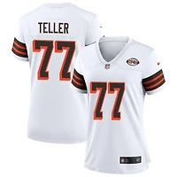 Wyatt Teller Women's Nike White Cleveland Browns 1946 Collection Alternate Custom Jersey