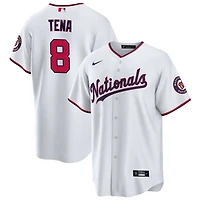 Jose Tena Youth Nike White Washington Nationals Replica Custom Jersey