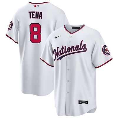 Jose Tena Youth Nike White Washington Nationals Replica Custom Jersey