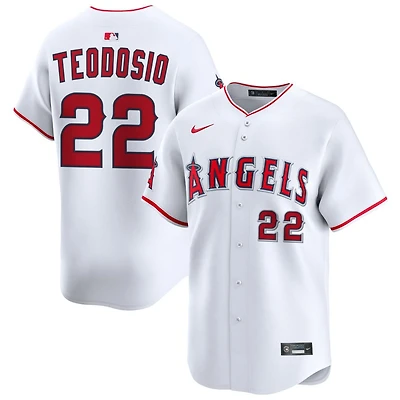 Bryce Teodosio Youth Nike  White Los Angeles Angels Home Custom Limited Jersey