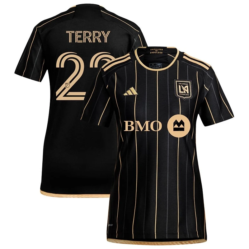 Jude Terry Women's adidas Black LAFC 2024 Primary Replica Custom Jersey