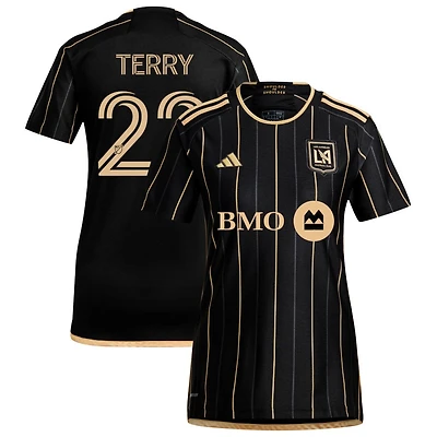 Jude Terry Women's adidas Black LAFC 2024 Primary Replica Custom Jersey