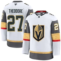 Shea Theodore Men's Fanatics White Vegas Golden Knights Away Premium Custom Jersey