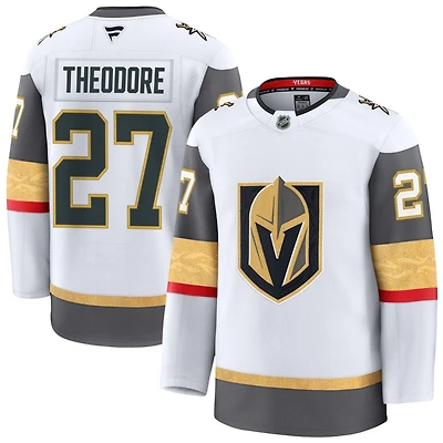 Shea Theodore Men's Fanatics White Vegas Golden Knights Away Premium Custom Jersey
