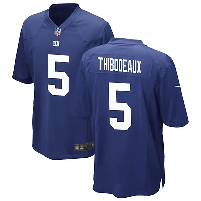 Kayvon Thibodeaux Men's Nike Royal New York Giants Custom Game Jersey
