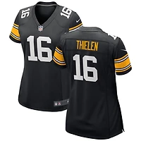 Adam Thielen Women's Nike Black Pittsburgh Steelers Alternate Custom Game Jersey
