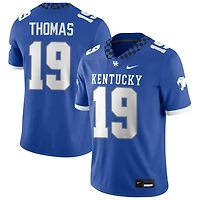 Kevis Thomas Men's Nike Royal Kentucky Wildcats NIL Pick-A-Player Game Jersey
