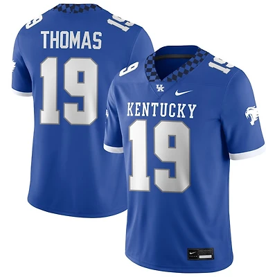 Kevis Thomas Men's Nike Royal Kentucky Wildcats NIL Pick-A-Player Game Jersey