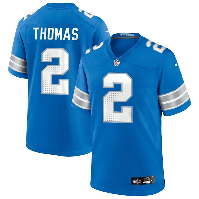 Daniel Thomas Men's Nike Blue Detroit Lions Custom Game Jersey