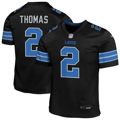 Daniel Thomas Youth Nike Black Detroit Lions Alternate Custom Game Jersey