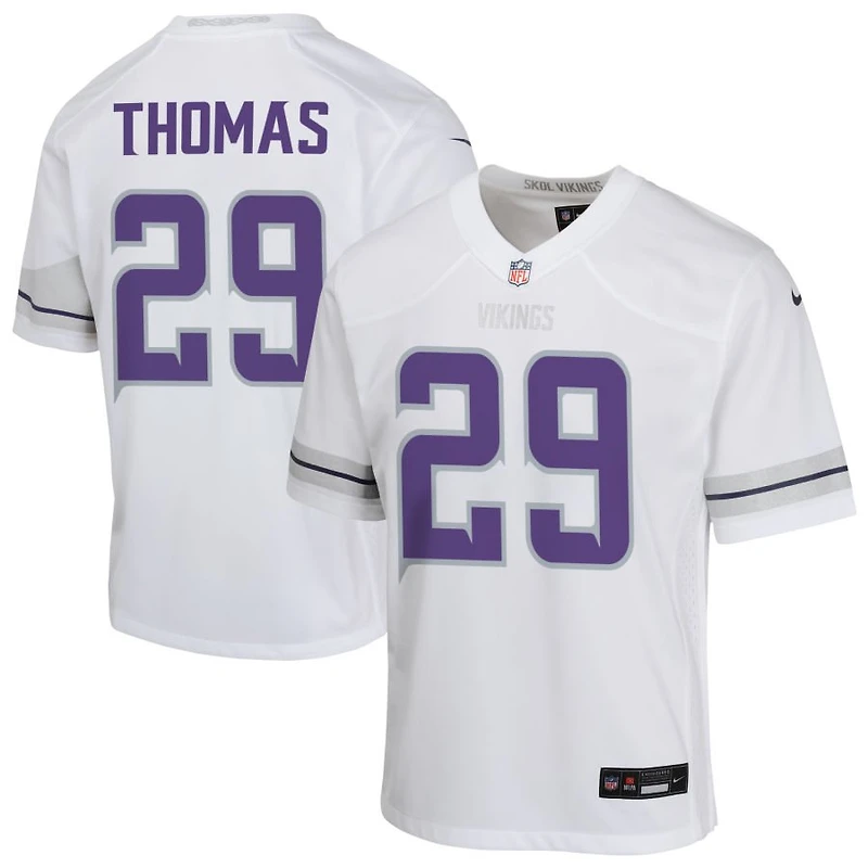 Jacob Thomas Youth Nike White Minnesota Vikings Alternate Custom Game Jersey