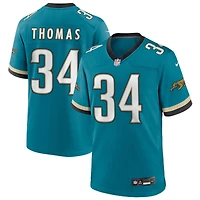 Trevian Thomas Men's Nike Teal Jacksonville Jaguars Prowler Throwback Custom Game Jersey