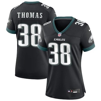 Ambry Thomas Women's Nike Black Philadelphia Eagles Alternate Custom Game Jersey