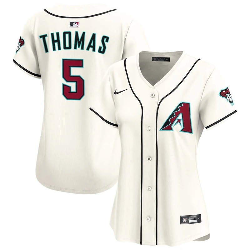 Alek Thomas Women's Nike Cream Arizona Diamondbacks Home Limited Custom Jersey