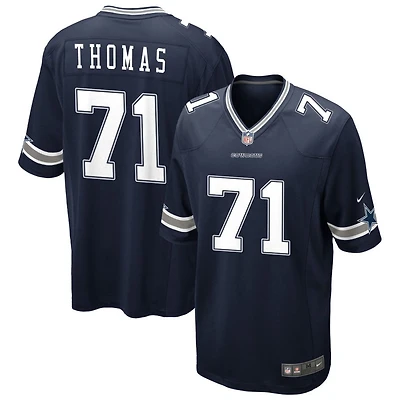 Nate Thomas Men's Nike Navy Dallas Cowboys Custom Game Jersey
