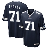 Nate Thomas Men's Nike Navy Dallas Cowboys Custom Game Jersey