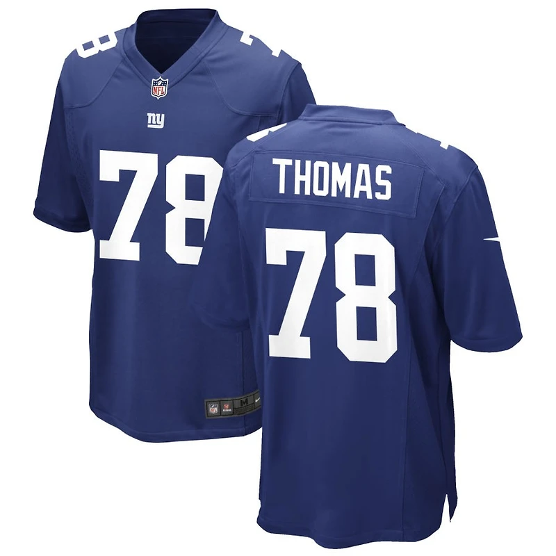 Andrew Thomas Men's Nike Royal New York Giants Custom Game Jersey