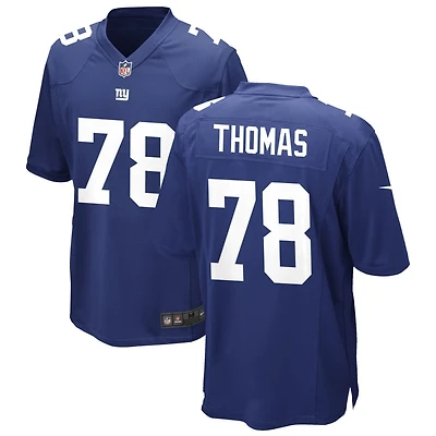 Andrew Thomas Men's Nike Royal New York Giants Custom Game Jersey