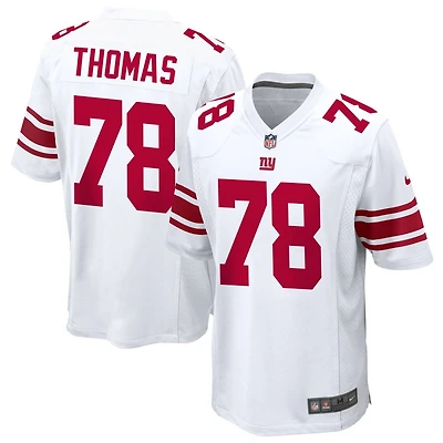 Andrew Thomas Men's Nike White New York Giants Custom Game Jersey