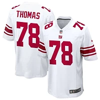 Andrew Thomas Men's Nike White New York Giants Custom Game Jersey