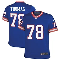 Andrew Thomas Youth Nike Royal New York Giants Classic Custom Game Jersey