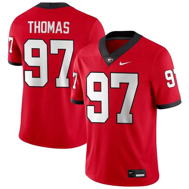 Jordan Thomas Men's Nike Red Georgia Bulldogs NIL Pick-A-Player Game Jersey