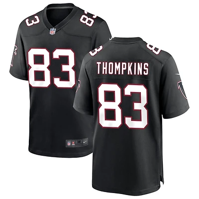 Deven Thompkins Men's Nike Black Atlanta Falcons Throwback Custom Game Jersey