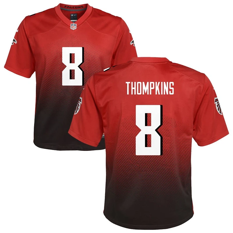 Deven Thompkins Youth Nike Red Atlanta Falcons Alternate Custom Game Jersey