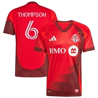 Kosi Thompson Men's adidas  Red Toronto FC 2025 Club Kit Replica Custom Jersey