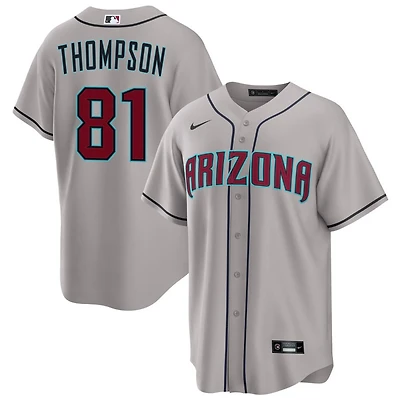 Ryan Thompson Men's Nike Gray Arizona Diamondbacks Road Custom Replica Jersey