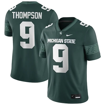 Jalen Thompson Men's Nike Green Michigan State Spartans NIL Pick-A-Player Game Jersey