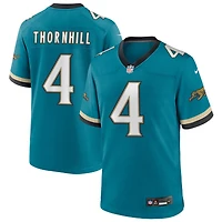 Juan Thornhill Men's Nike Teal Jacksonville Jaguars Prowler Throwback Custom Game Jersey