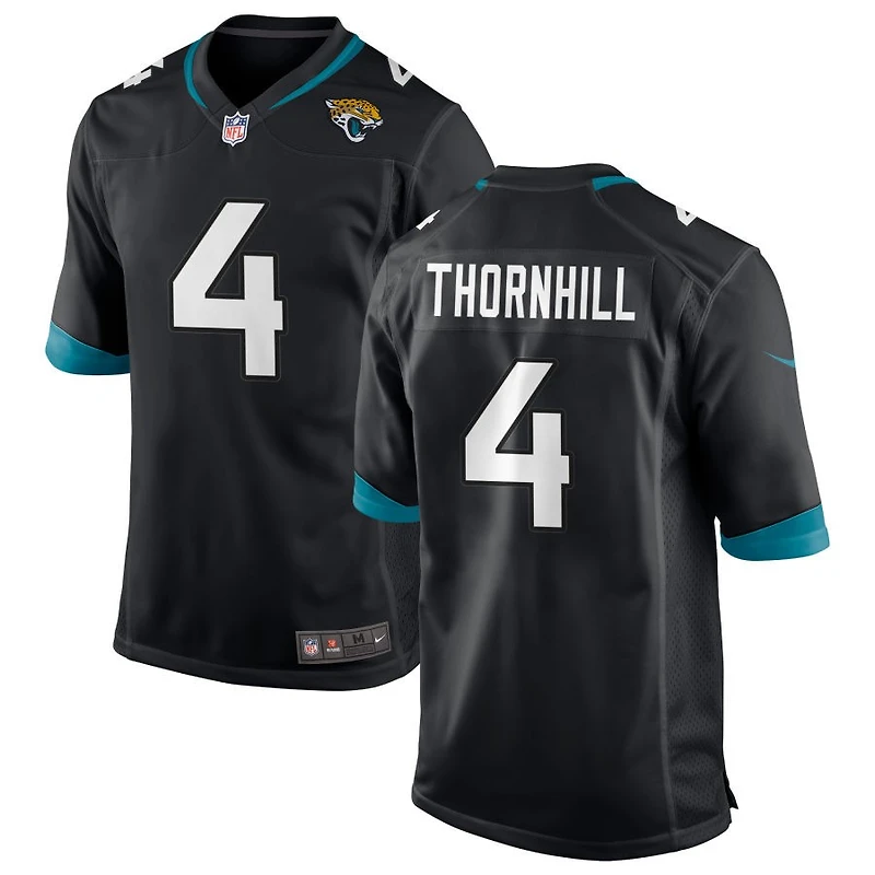 Juan Thornhill Men's Nike Black Jacksonville Jaguars Custom Game Jersey