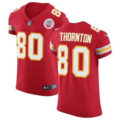Tyquan Thornton Men's Nike Red Kansas City Chiefs Vapor Untouchable Custom Elite Jersey