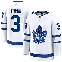 Henry Thrun Men's Fanatics White Toronto Maple Leafs Away Premium Custom Jersey