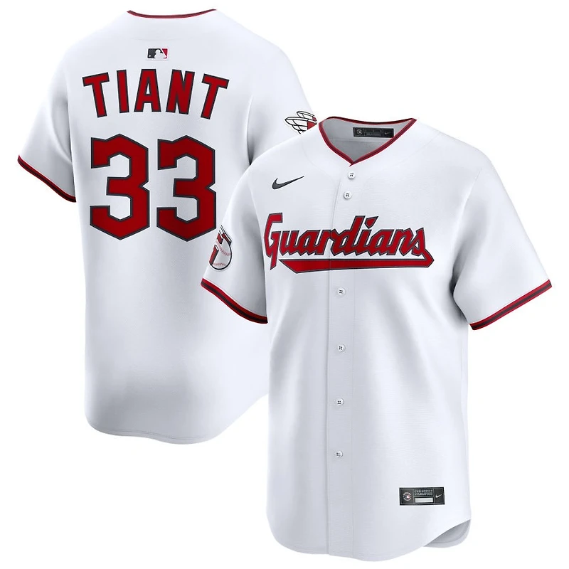 Luis Tiant Men's Nike White Cleveland Guardians Home Limited Pick-A-Player Retired Roster Jersey