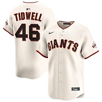 Blade Tidwell Men's Nike Cream San Francisco Giants Home Limited Custom Jersey