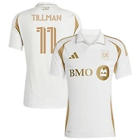 Timothy Tillman Men's adidas  White LAFC 2025 Secondary Replica Custom Jersey