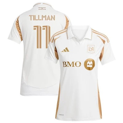 Timothy Tillman Women's adidas  White LAFC 2025 Secondary Replica Custom Jersey