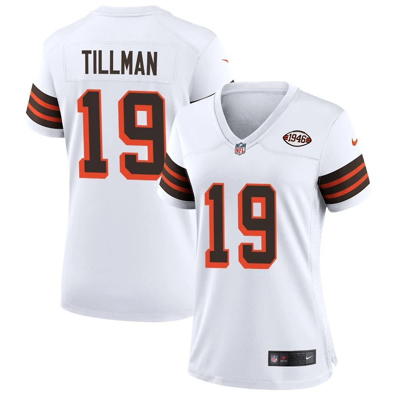 Cedric Tillman Women's Nike White Cleveland Browns 1946 Collection Alternate Custom Jersey