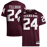 Ramarian Tillman Men's adidas  Maroon Texas A&M Aggies NIL Pick-A-Player Home Premier Football Jersey