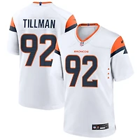 Dondrea Tillman Men's Nike  White Denver Broncos Mile High Collection Custom Game Jersey
