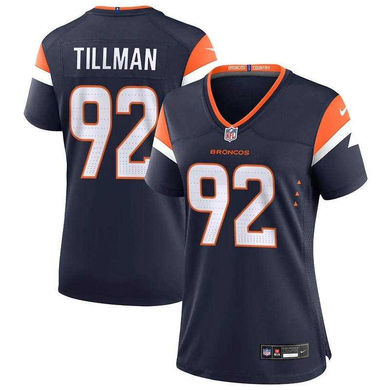 Dondrea Tillman Women's Nike  Navy Denver Broncos Alternate Mile High Collection Custom Game Jersey