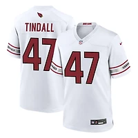 Channing Tindall Men's Nike White Arizona Cardinals Custom Game Jersey