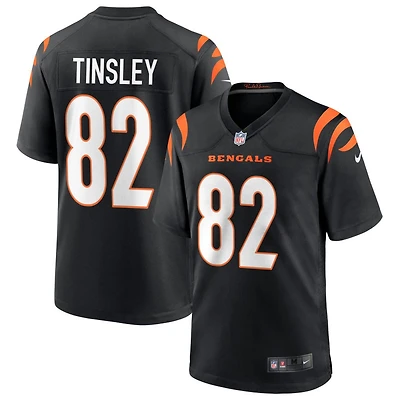 Mitch Tinsley Men's Nike Black Cincinnati Bengals Game Custom Jersey