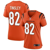 Mitch Tinsley Women's Nike Orange Cincinnati Bengals Alternate Game Custom Jersey