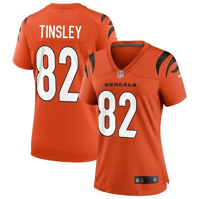 Mitch Tinsley Women's Nike Orange Cincinnati Bengals Alternate Game Custom Jersey