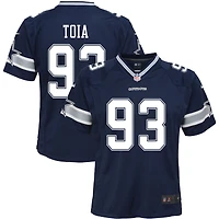Jay Toia Youth Nike Navy Dallas Cowboys Custom Game Jersey