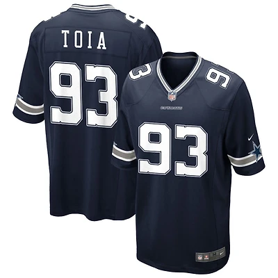 Jay Toia Men's Nike Navy Dallas Cowboys Custom Game Jersey
