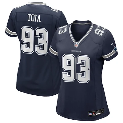 Jay Toia Women's Nike Navy Dallas Cowboys Custom Game Jersey